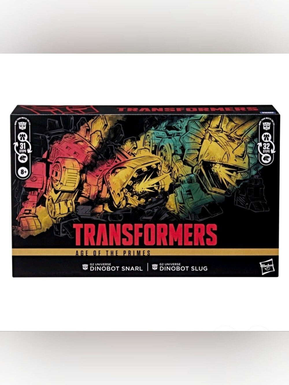Transformers - Age of the Primes - Leader Class G2 Dinobot Slug & Snarl Action F